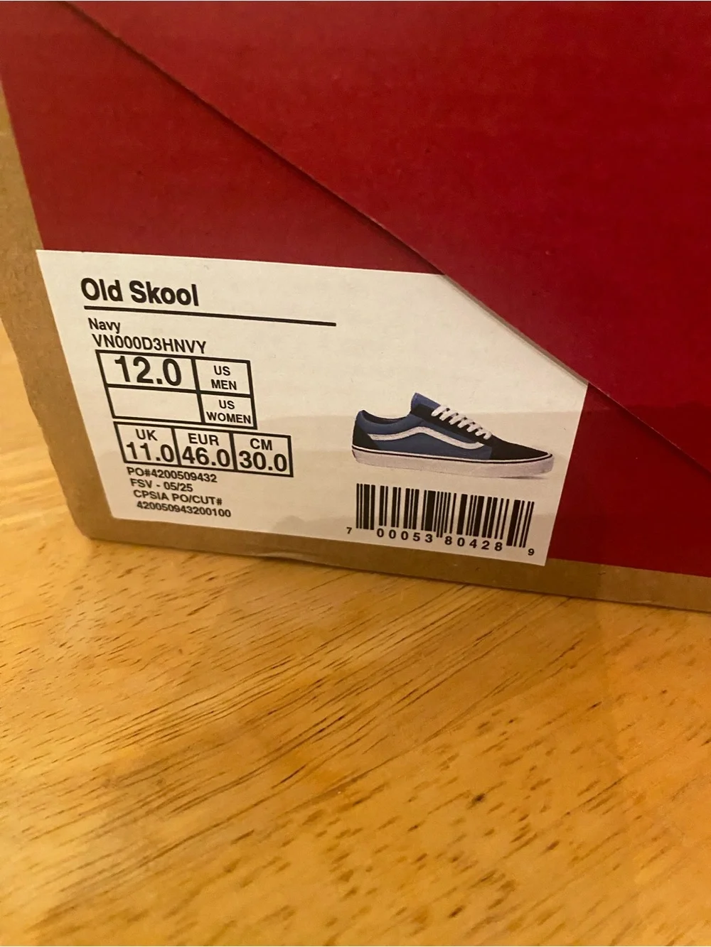 Vans Blue and Black Old Skool Skate Sneakers